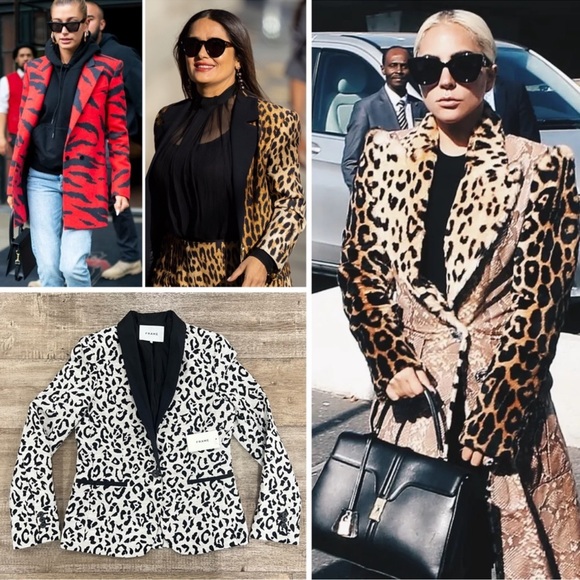 FRAME DENIM | Animal Print Blazer - Picture 4 of 4